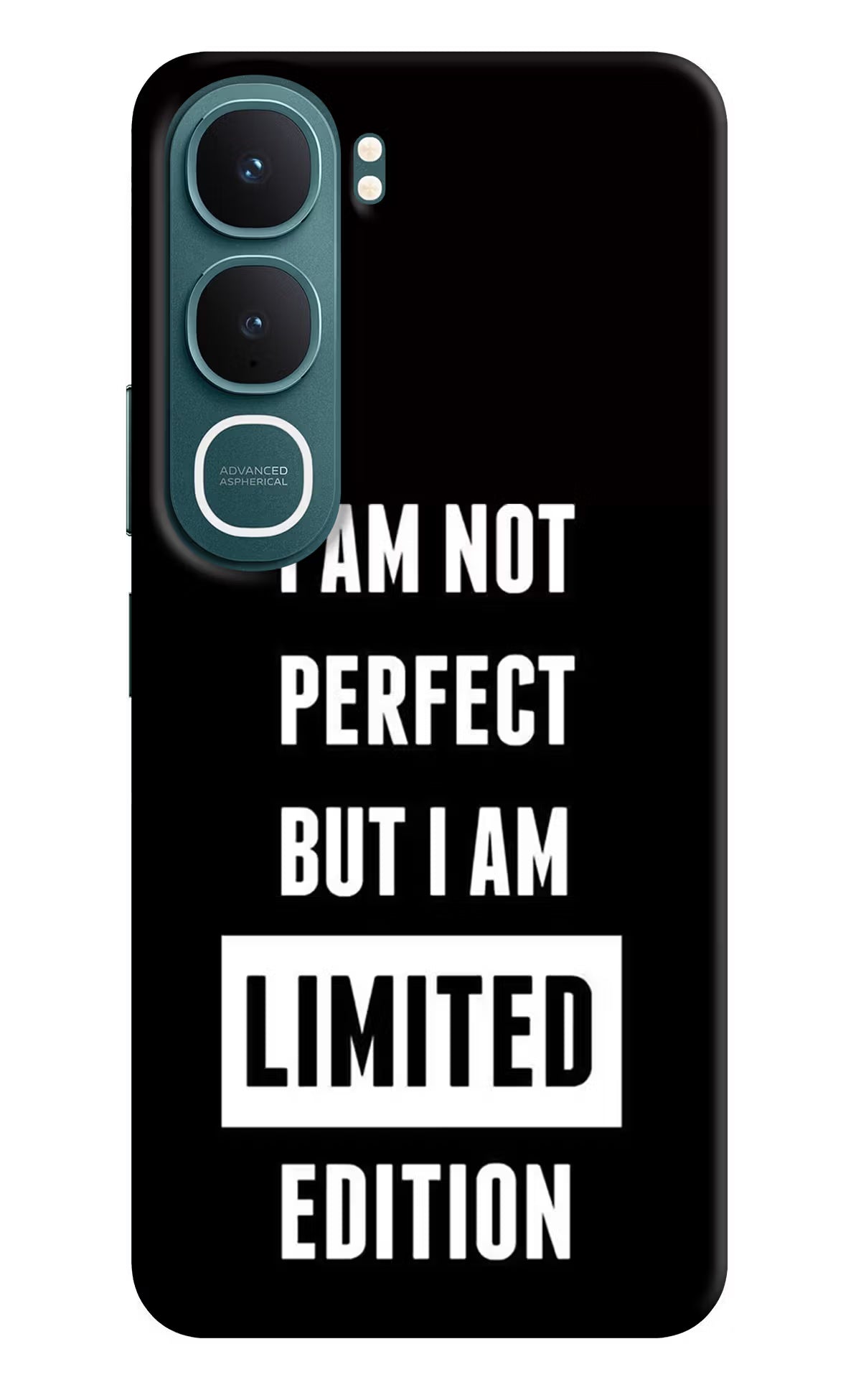 I Am Not Perfect But I Am Limited Edition Vivo Y31 5G Hard Case Back Cover by Casekaro