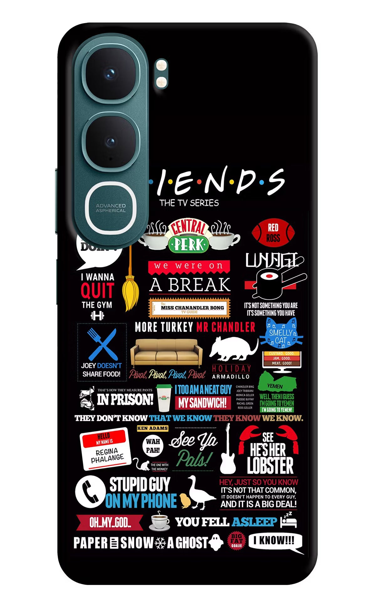 FRIENDS Vivo Y31 5G Hard Case Back Cover by Casekaro