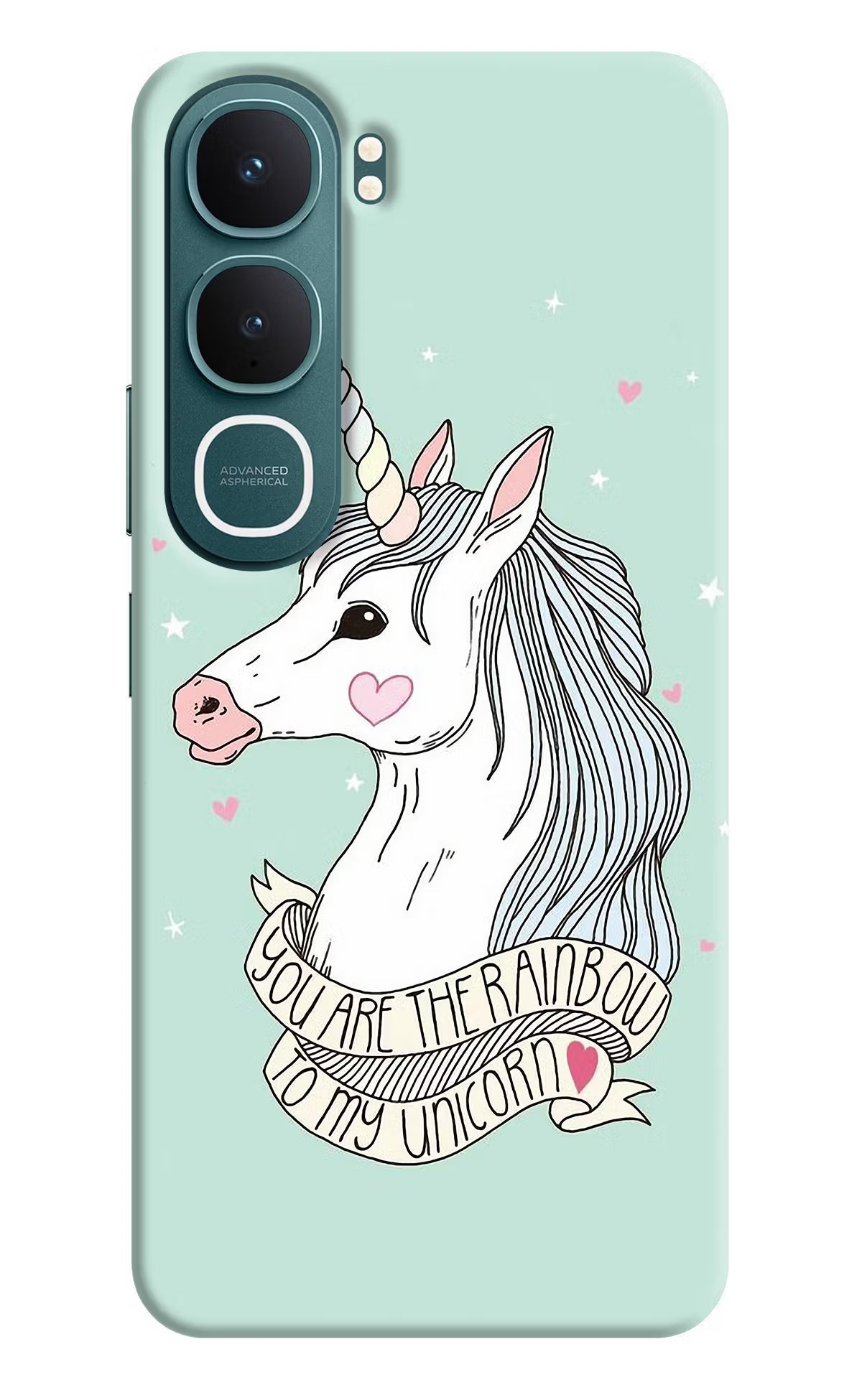 Unicorn Wallpaper Vivo Y31 5G Hard Case Back Cover by Casekaro