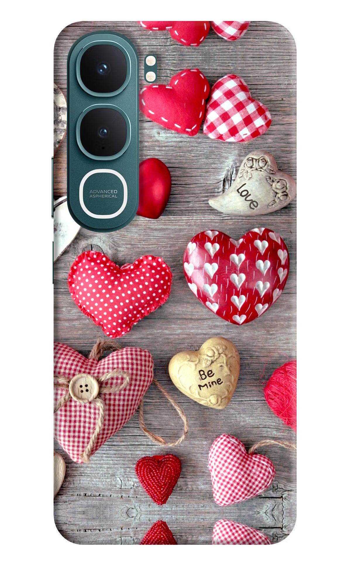 Love Wallpaper Vivo Y31 5G Hard Case Back Cover by Casekaro