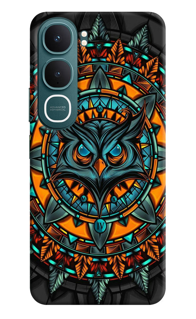 Angry Owl Art Vivo Y31 5G Hard Case Back Cover by Casekaro