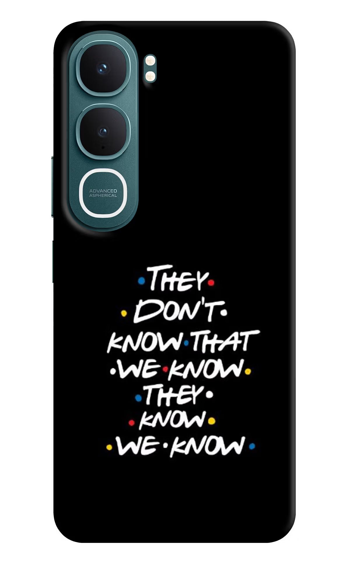FRIENDS Dialogue Vivo Y31 5G Hard Case Back Cover by Casekaro