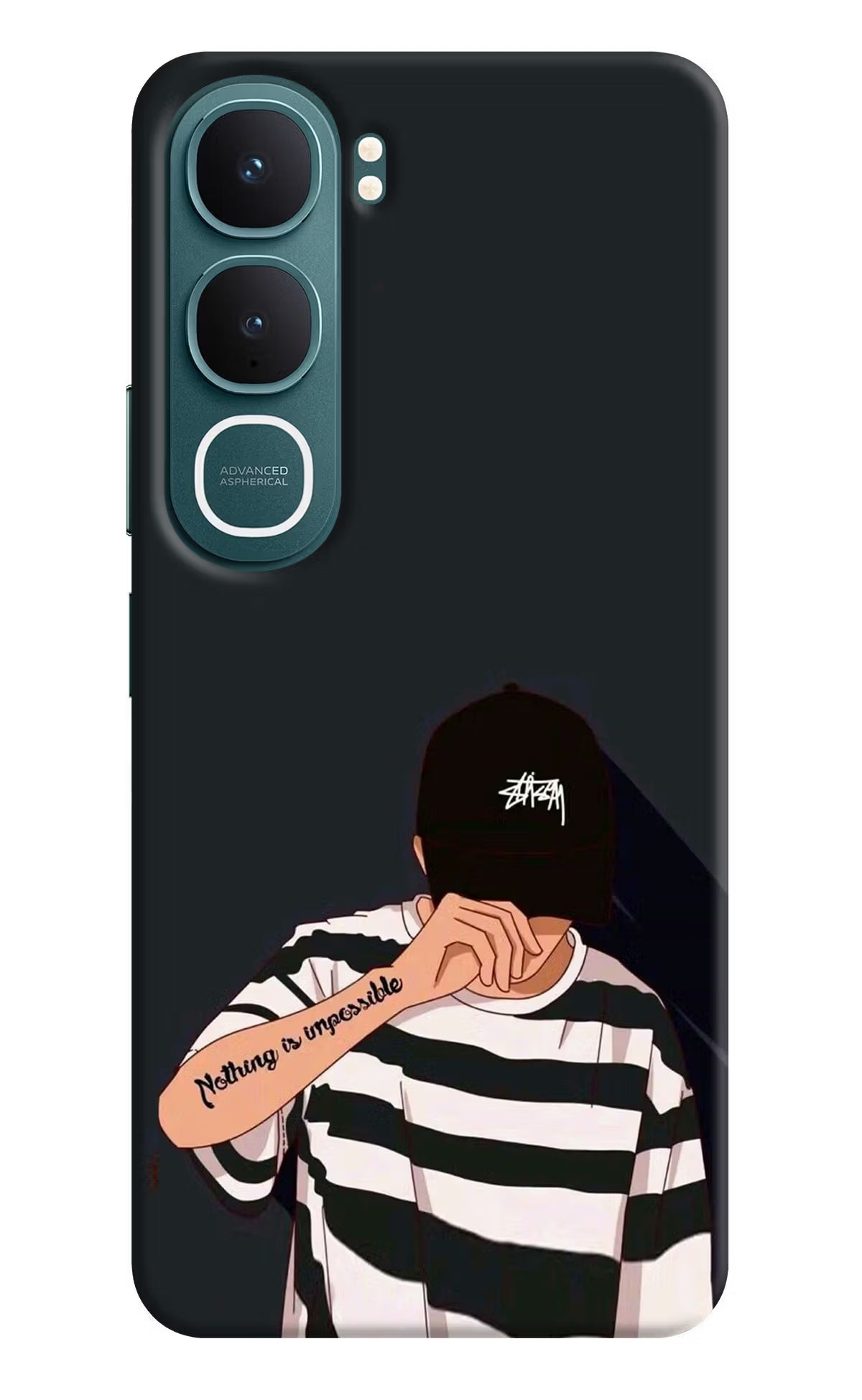Aesthetic Boy Vivo Y31 5G Hard Case Back Cover by Casekaro