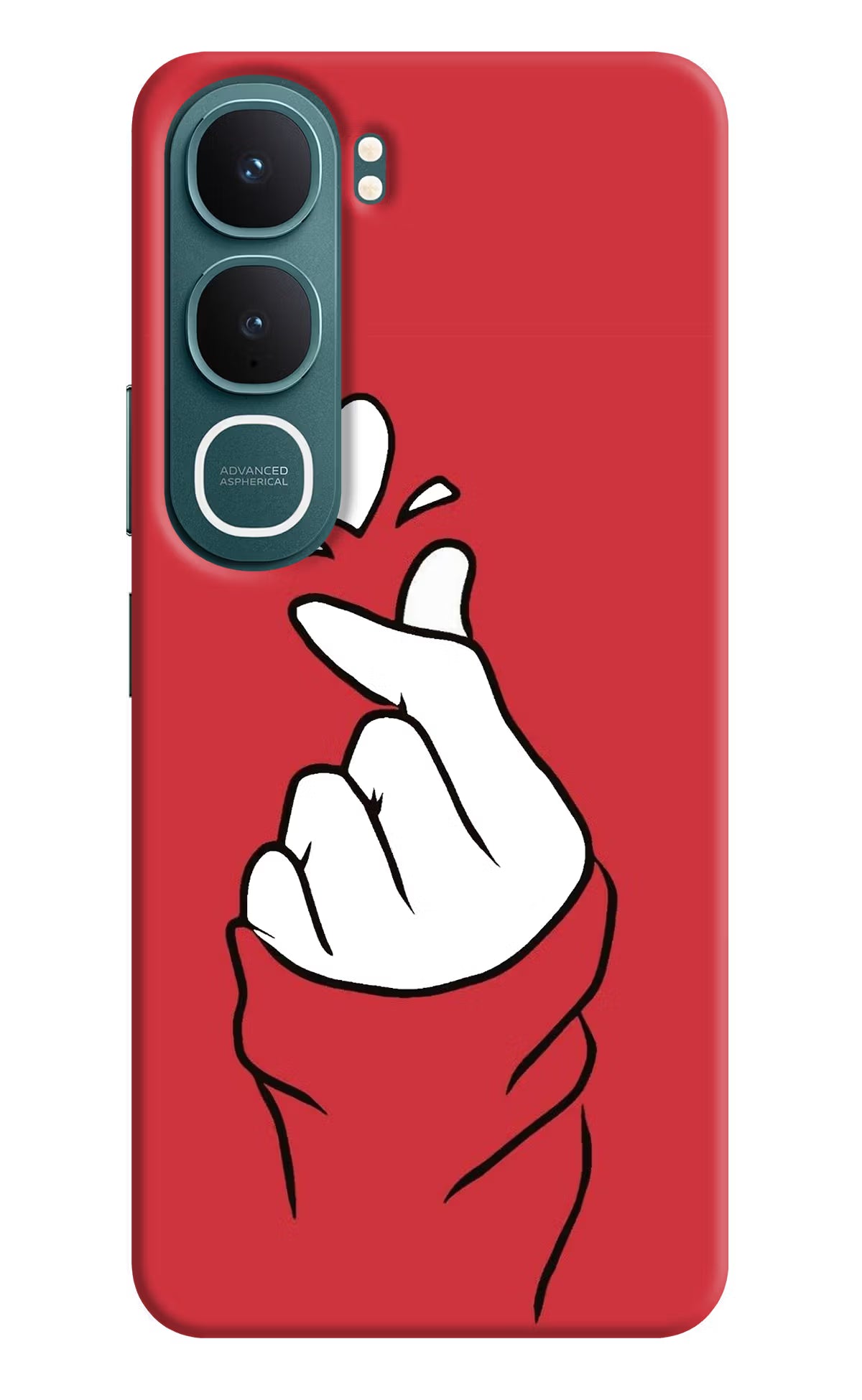 Korean Love Sign Vivo Y31 5G Hard Case Back Cover by Casekaro