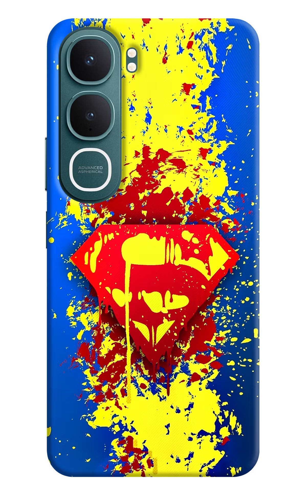 Superman logo Vivo Y31 5G Hard Case Back Cover by Casekaro