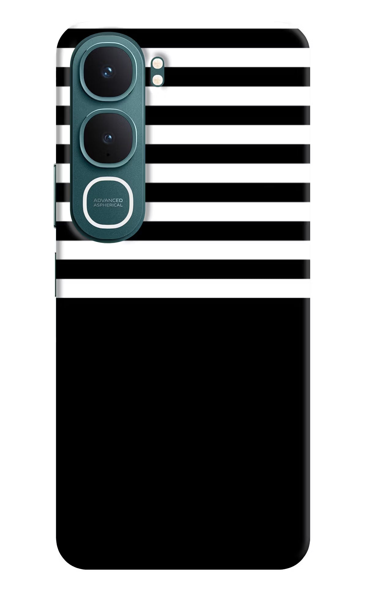 Black and White Print Vivo Y31 5G Hard Case Back Cover by Casekaro