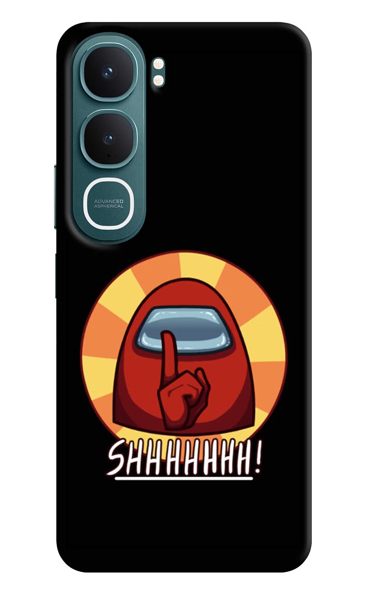 Among Us Shhh! Vivo Y31 5G Hard Case Back Cover by Casekaro