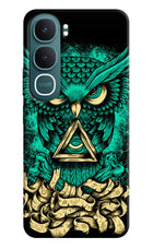 Green Owl Vivo Y31 5G Hard Case Back Cover by Casekaro