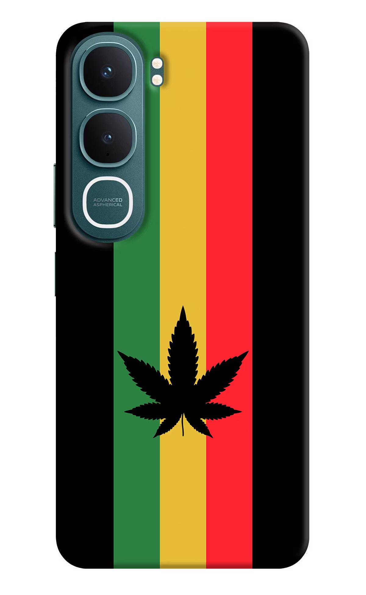 Weed Flag Vivo Y31 5G Hard Case Back Cover by Casekaro