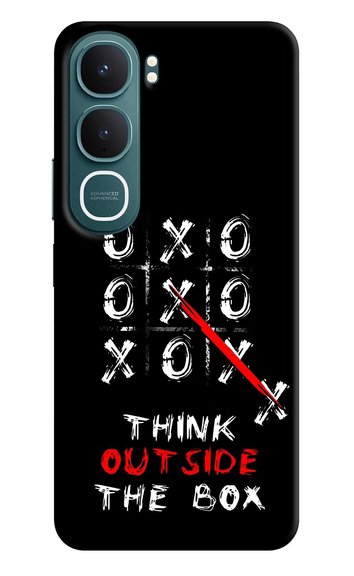 Think out of the BOX Vivo Y31 5G Hard Case Back Cover by Casekaro