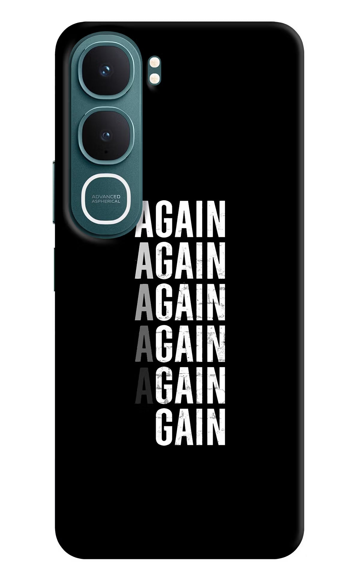 Again Again Gain Vivo Y31 5G Hard Case Back Cover by Casekaro