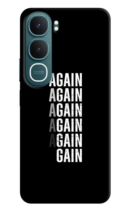 Again Again Gain Vivo Y31 5G Hard Case Back Cover by Casekaro