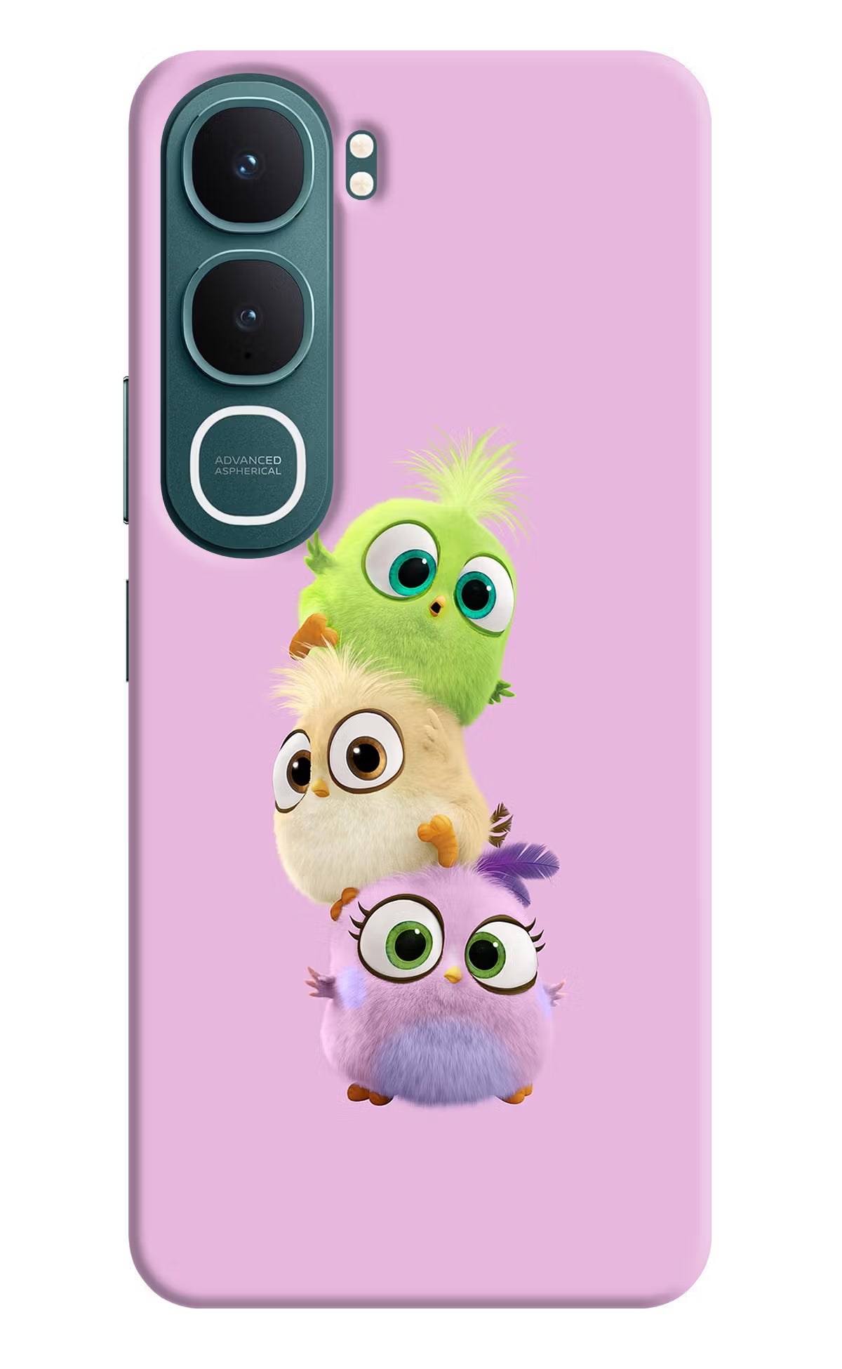 Cute Little Birds Vivo Y31 5G Hard Case Back Cover by Casekaro