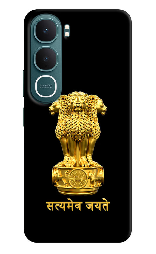 Satyamev Jayate Golden Vivo Y31 5G Hard Case Back Cover by Casekaro