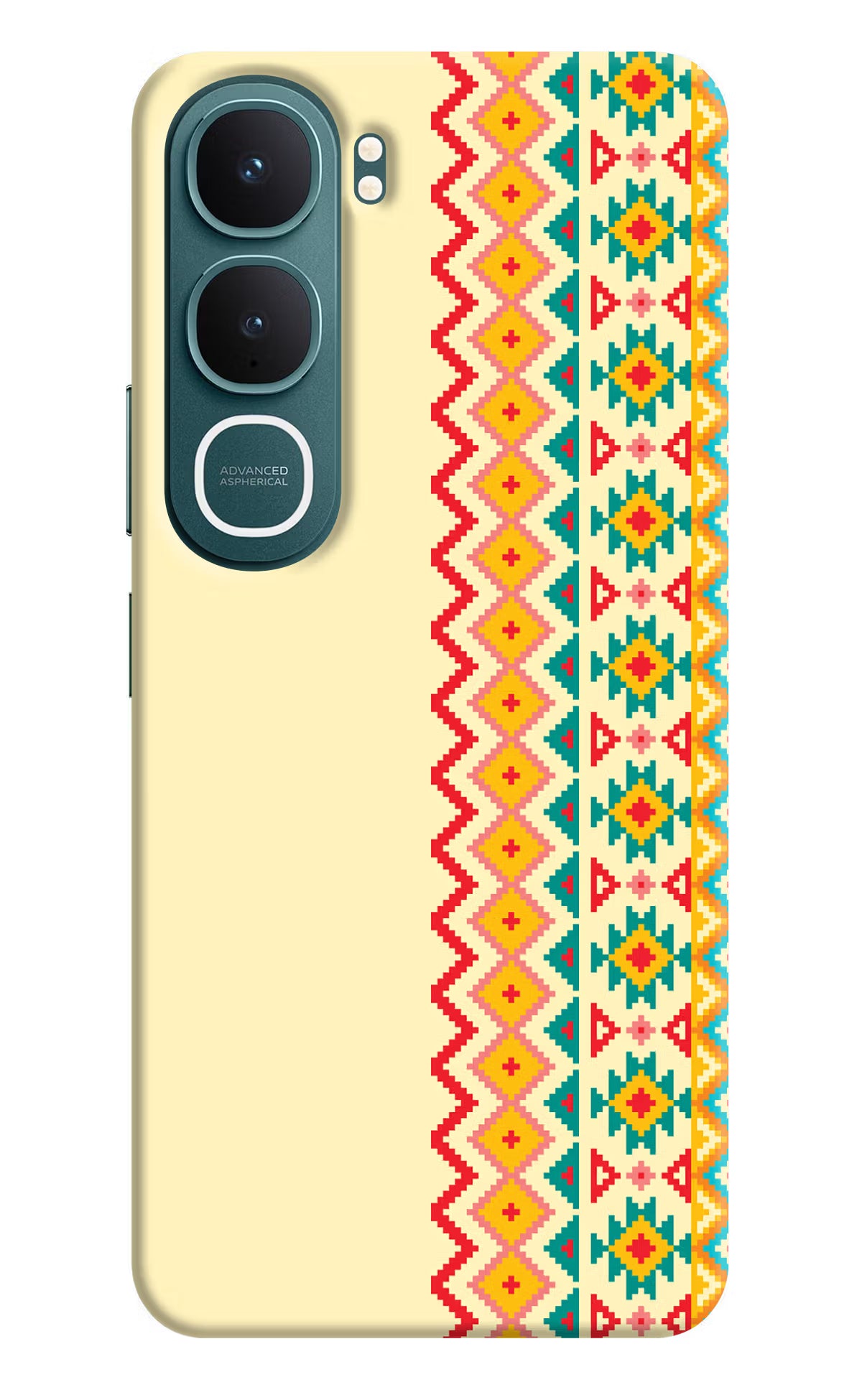 Ethnic Seamless Vivo Y31 5G Hard Case Back Cover by Casekaro