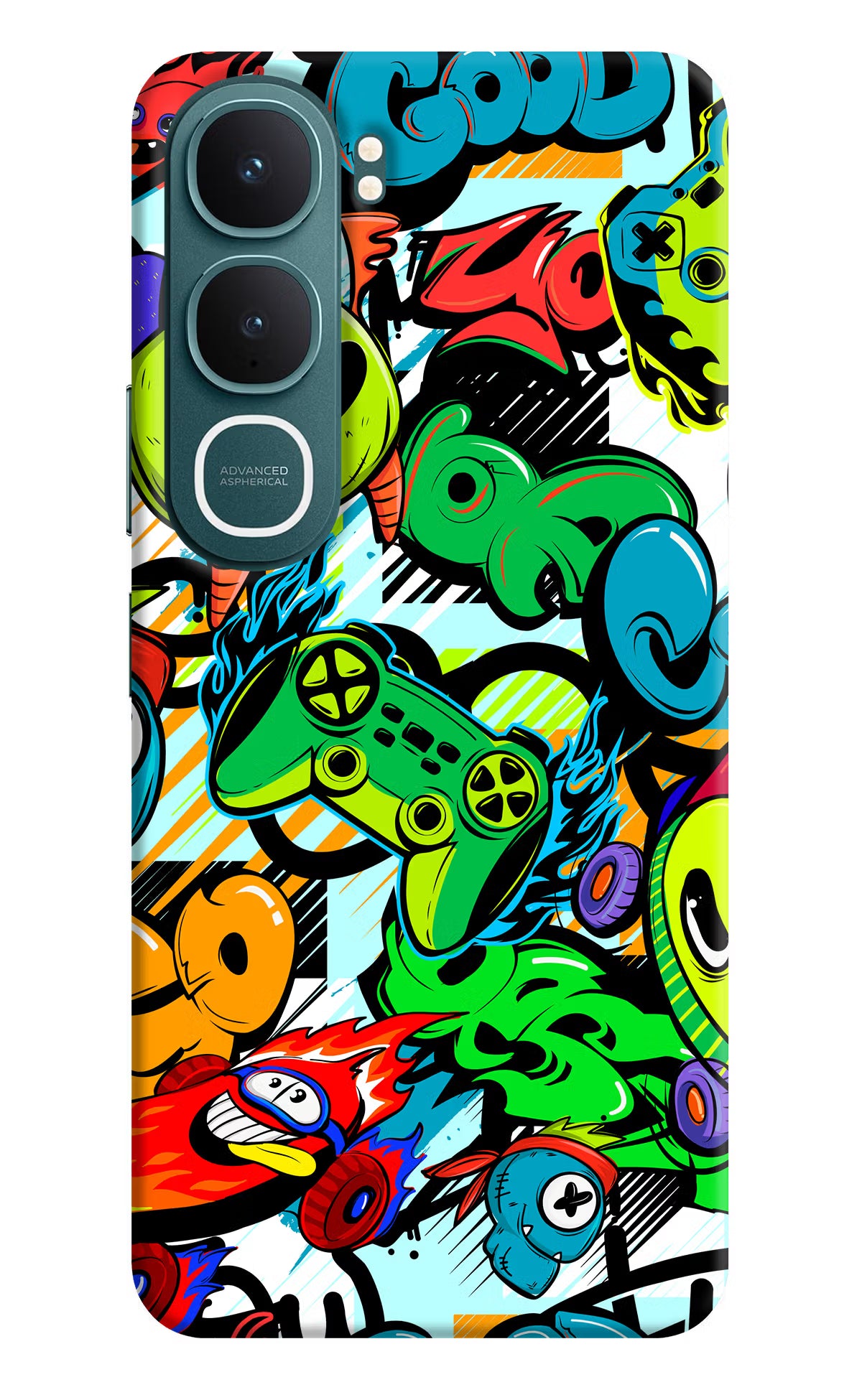 Game Doodle Vivo Y31 5G Hard Case Back Cover by Casekaro