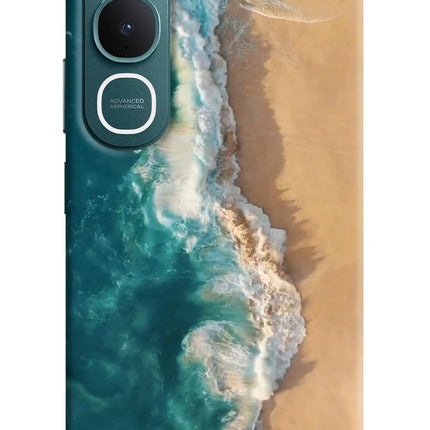 Ocean Beach Vivo Y31 5G Hard Case Back Cover by Casekaro