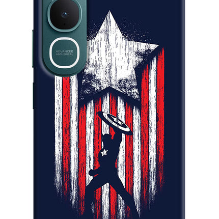 Captain America Marvel Art Vivo Y31 5G Hard Case Back Cover by Casekaro