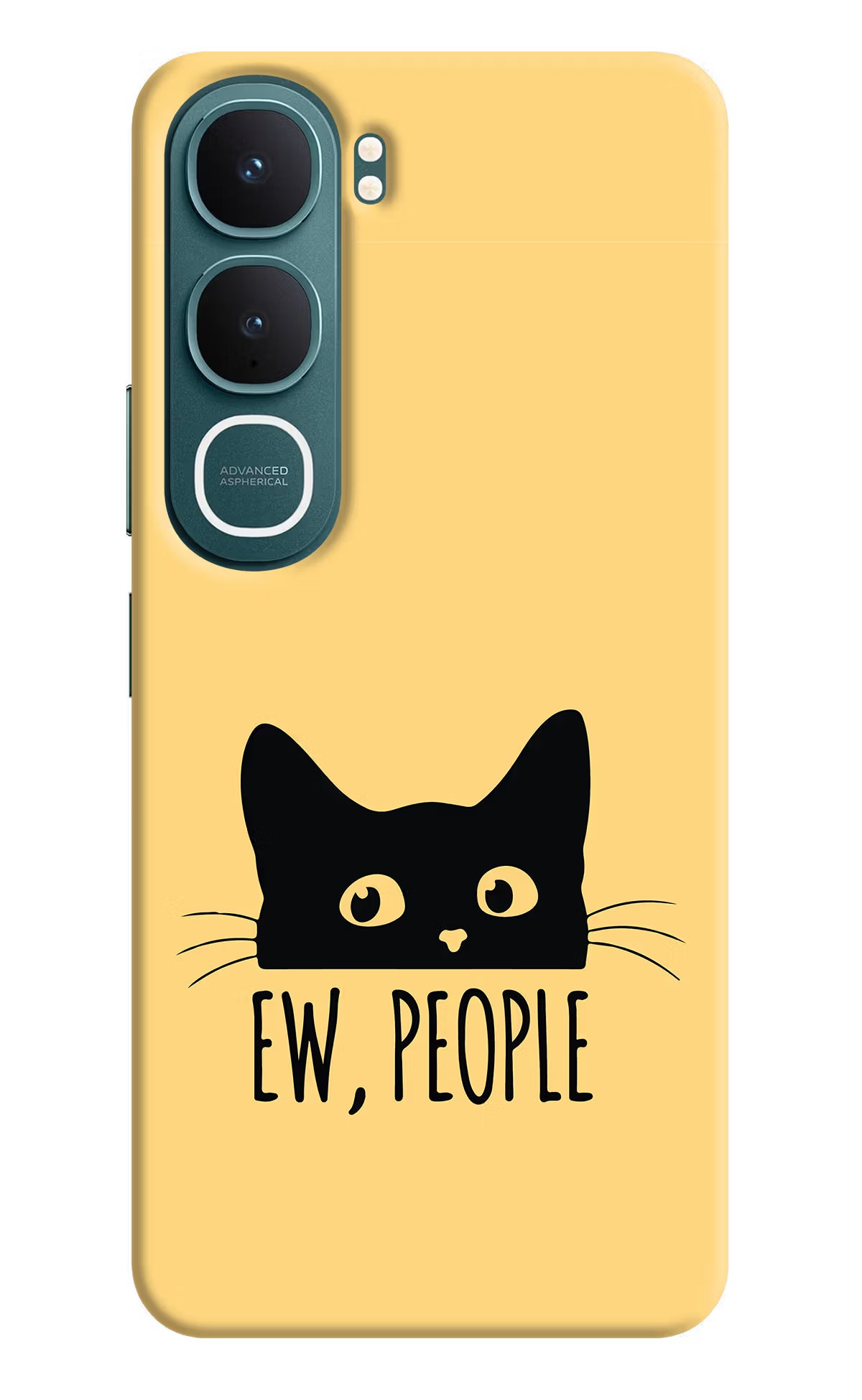 Ew People Catitude Vivo Y31 5G Hard Case Back Cover by Casekaro