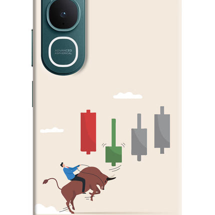 Bull Trading Momentum Vivo Y31 5G Hard Case Back Cover by Casekaro