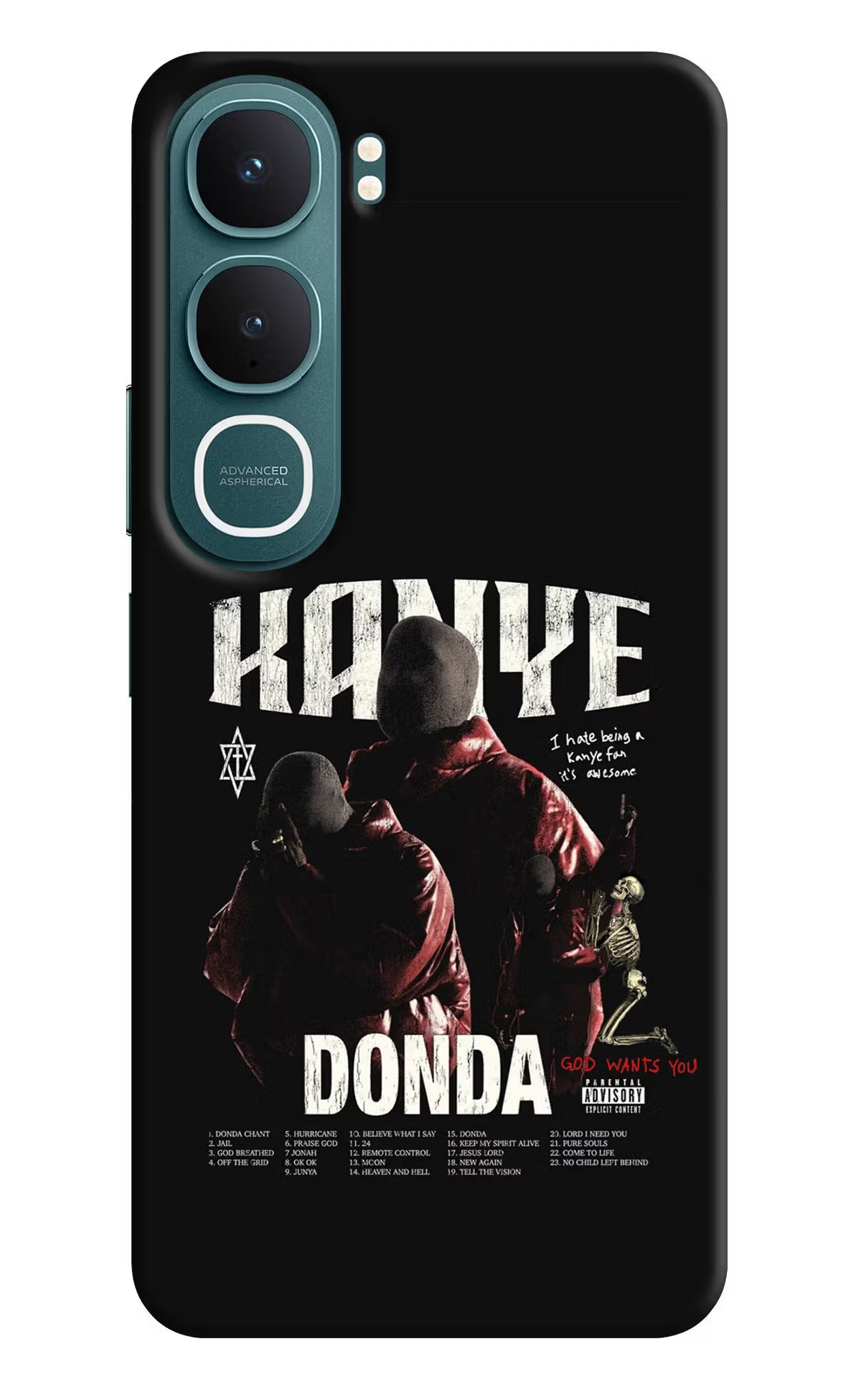 Donda Kanye West Vivo Y31 5G Hard Case Back Cover by Casekaro