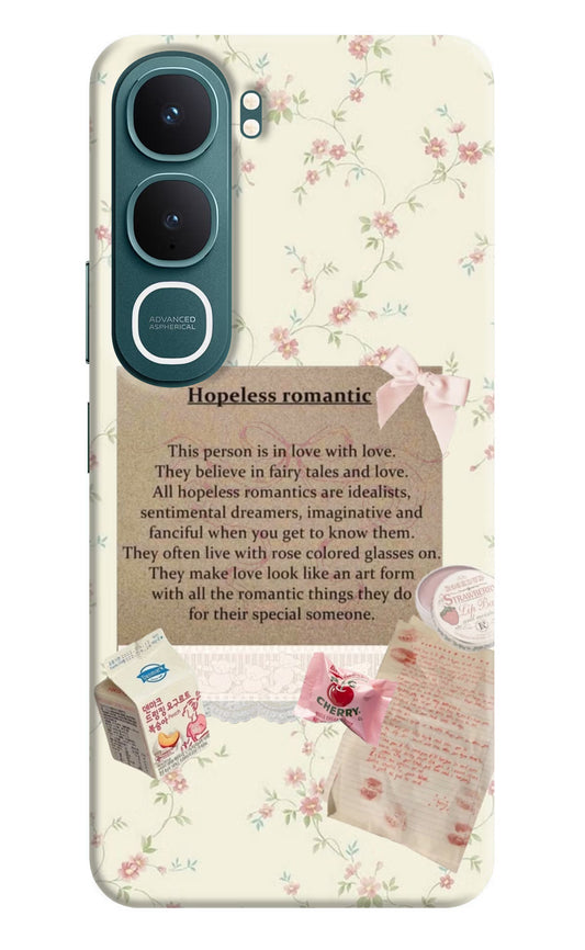 Hopeless Romantic Vivo Y31 5G Hard Case Back Cover by Casekaro