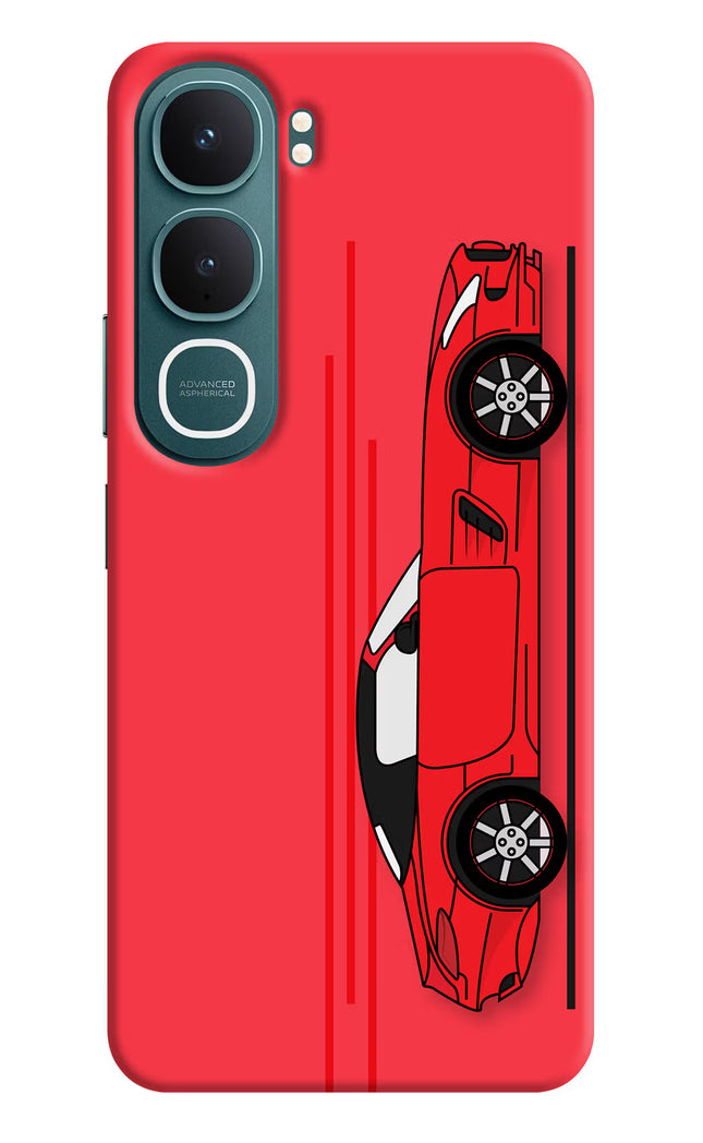 Red Velocity Vivo Y31 5G Hard Case Back Cover by Casekaro