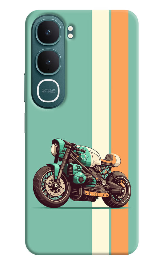 Striped Moto Drift Vivo Y31 5G Hard Case Back Cover by Casekaro