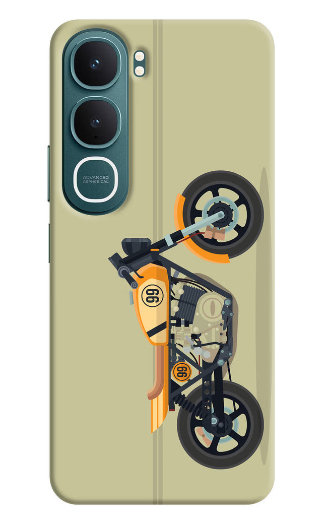 Vertical Speedster Vivo Y31 5G Hard Case Back Cover by Casekaro