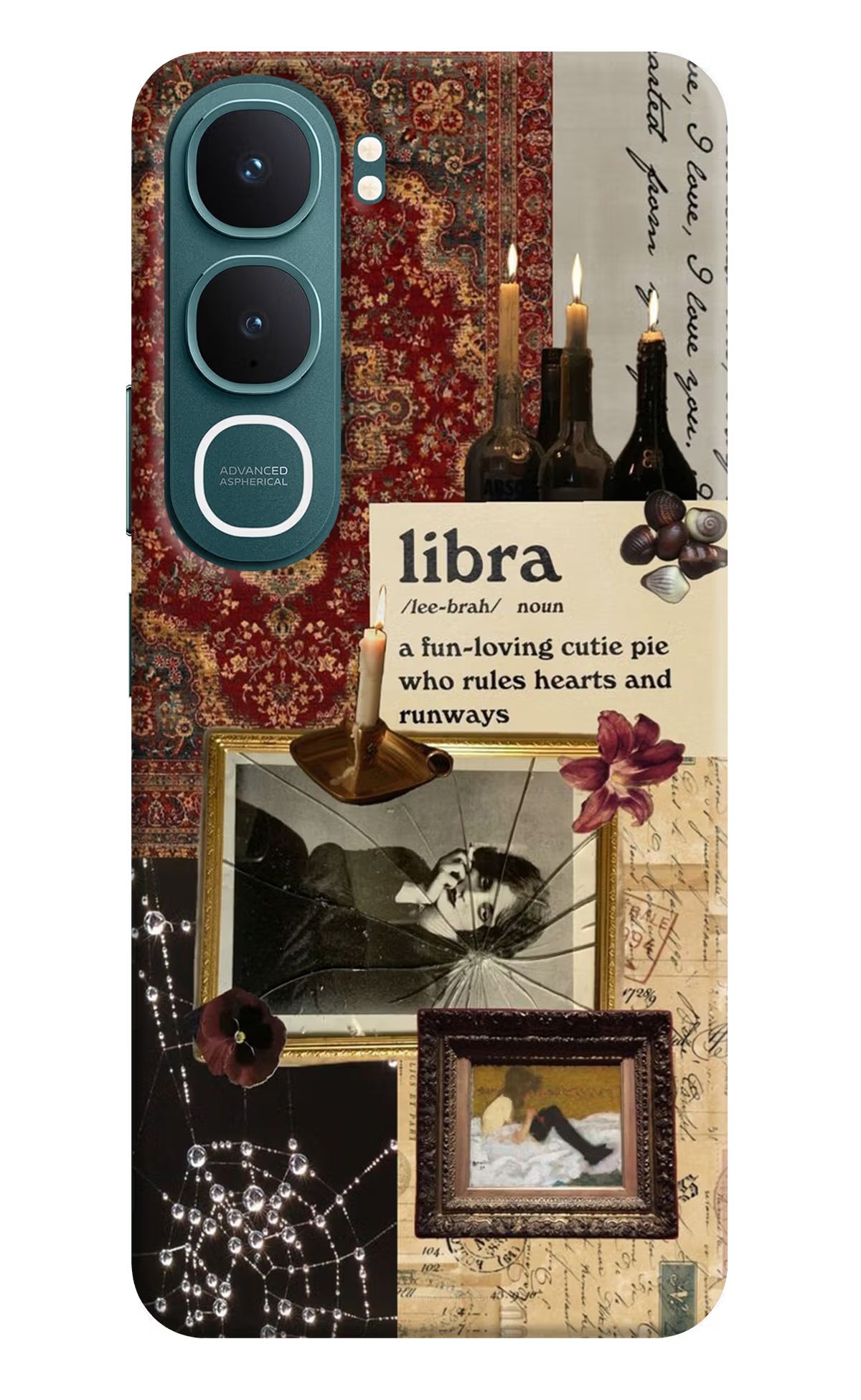 Libra Zodiac Vivo Y31 5G Hard Case Back Cover by Casekaro