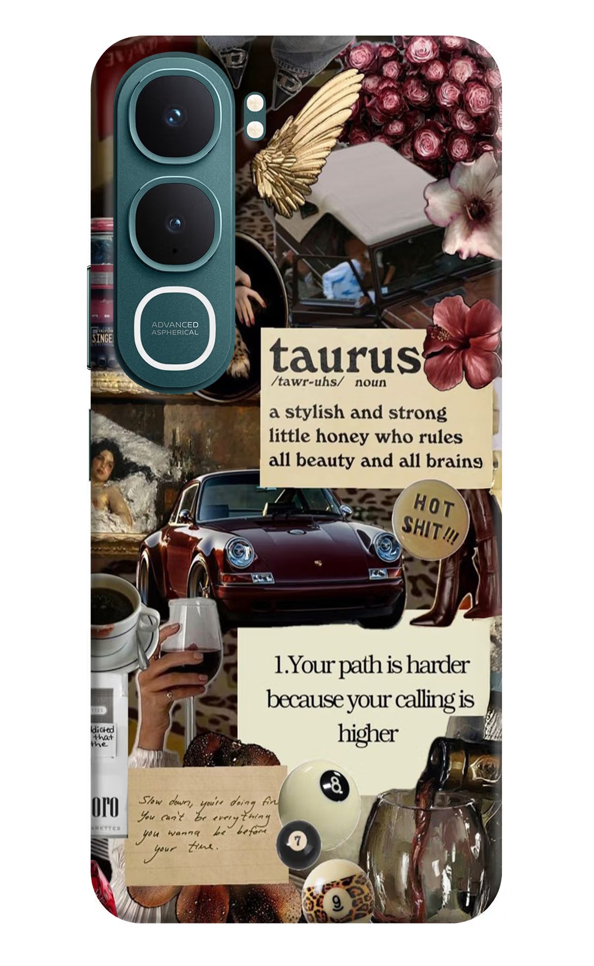 Taurus Zodiac Vivo Y31 5G Hard Case Back Cover by Casekaro