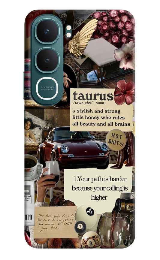 Taurus Zodiac Vivo Y31 5G Hard Case Back Cover by Casekaro