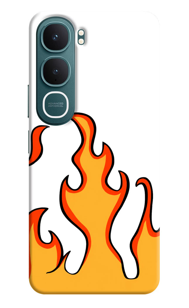 Fired Up – White Vivo Y31 5G Hard Case Back Cover by Casekaro