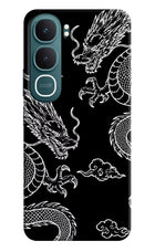 Twin Dragons Vivo Y31 5G Hard Case Back Cover by Casekaro