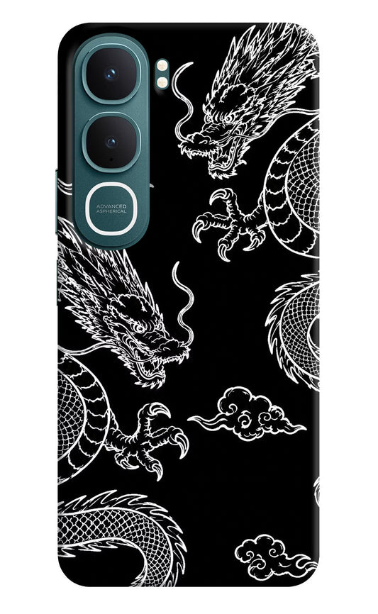Twin Dragons Vivo Y31 5G Hard Case Back Cover by Casekaro