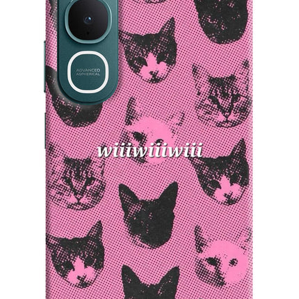 Pink Cats Vivo Y31 5G Hard Case Back Cover by Casekaro