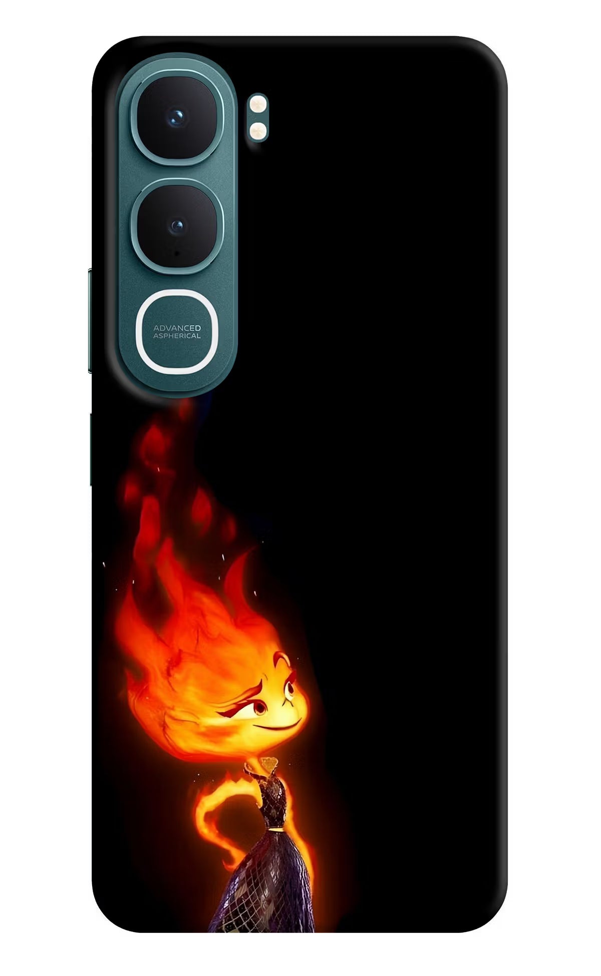 Ember Flame Vivo Y31 5G Back Cover