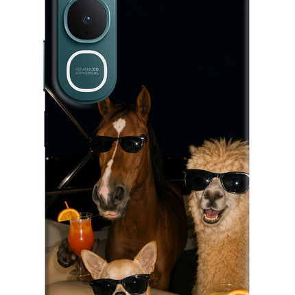 Party Squad Vivo Y31 5G Hard Case Back Cover by Casekaro