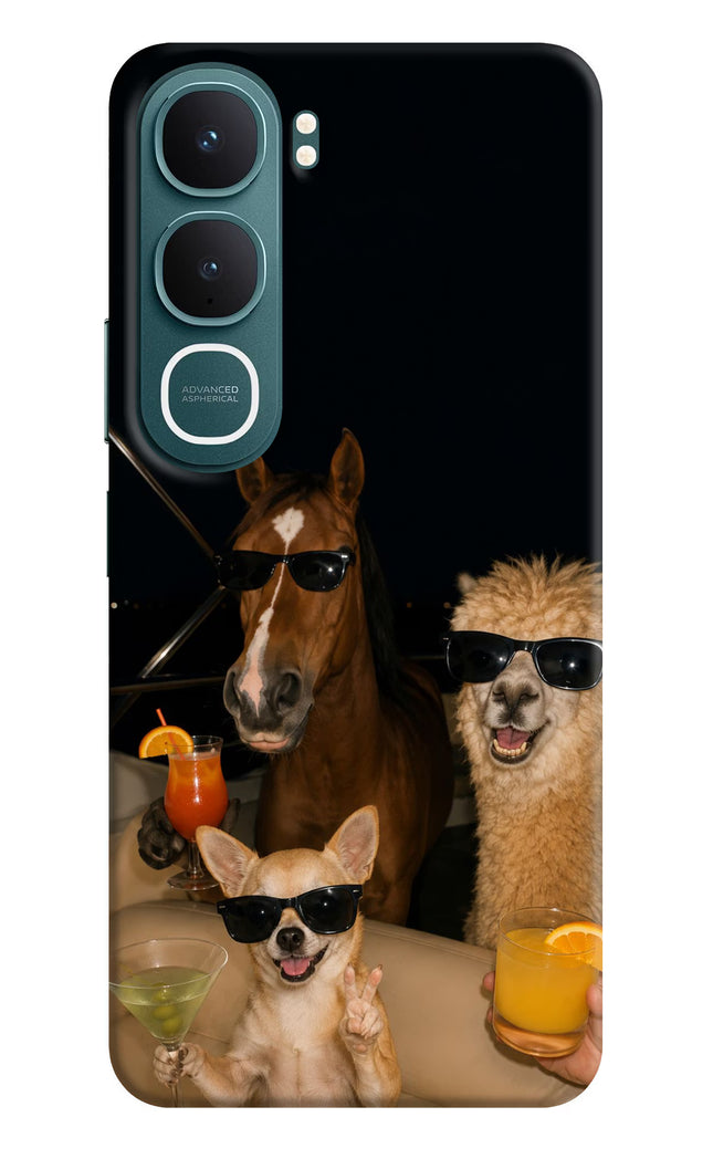 Party Squad Vivo Y31 5G Hard Case Back Cover by Casekaro