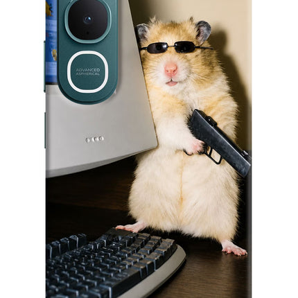 Hacker Hamster Vivo Y31 5G Hard Case Back Cover by Casekaro