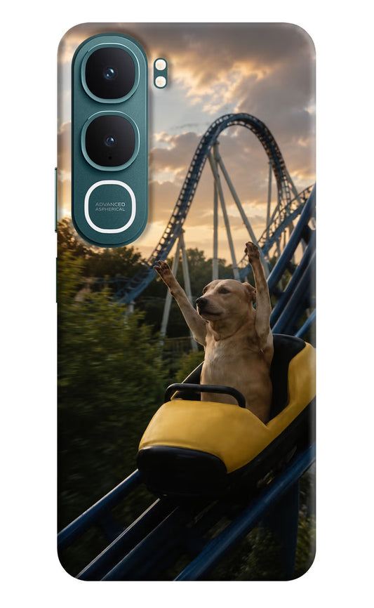 Rollercoaster Dog Vivo Y31 5G Hard Case Back Cover by Casekaro