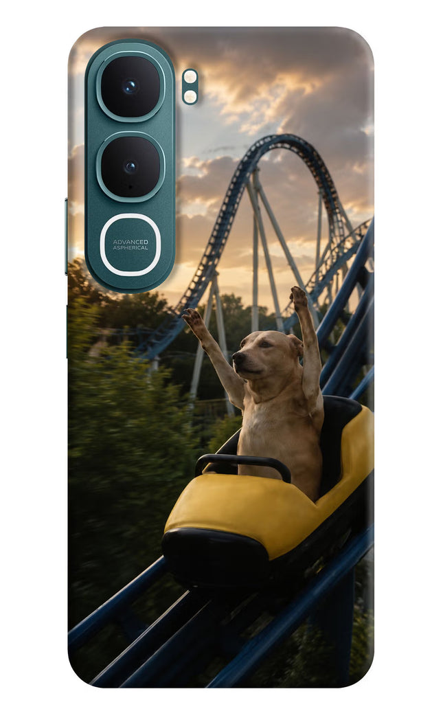 Rollercoaster Dog Vivo Y31 5G Hard Case Back Cover by Casekaro