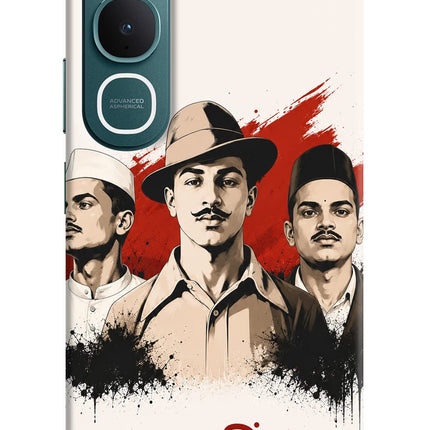 Bhagat Singh Trio Vivo Y31 5G Hard Case Back Cover by Casekaro