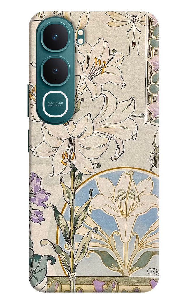 White Lily Vivo Y31 5G Hard Case Back Cover by Casekaro