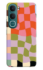 Wavy Grid Vivo Y31 5G Hard Case Back Cover by Casekaro
