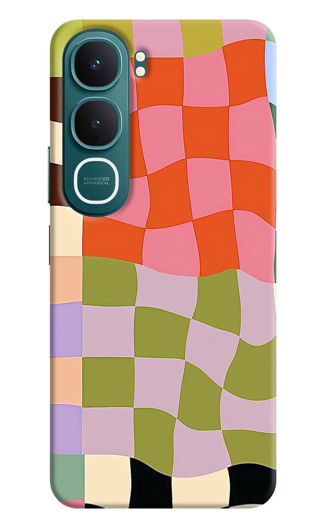 Wavy Grid Vivo Y31 5G Hard Case Back Cover by Casekaro