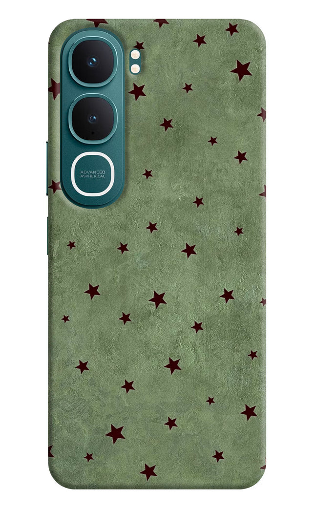 Green Stars Vivo Y31 5G Hard Case Back Cover by Casekaro