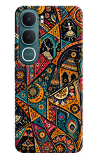 Folk Print Vivo Y31 5G Hard Case Back Cover by Casekaro