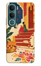 Diwali Rangoli Vivo Y31 5G Hard Case Back Cover by Casekaro