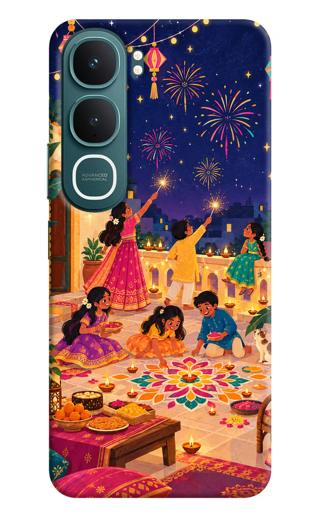Diwali Night Vivo Y31 5G Hard Case Back Cover by Casekaro